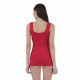 Vink Women's Cotton Camisole Red with U Neck